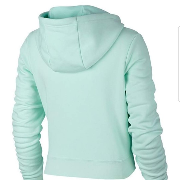 SOLD - Nike Cropped Hoodie Sweatshirt - Picture 2 of 6